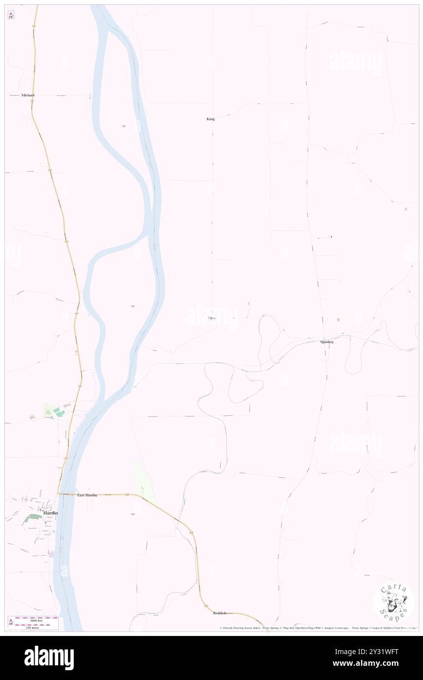 Titus, comté de Greene, US, États-Unis, Illinois, n 39 11' 36'', S 90 34' 43'', carte, Cartascapes carte publiée en 2024. Explorez Cartascapes, une carte qui révèle la diversité des paysages, des cultures et des écosystèmes de la Terre. Voyage à travers le temps et l'espace, découvrir l'interconnexion du passé, du présent et de l'avenir de notre planète. Banque D'Images