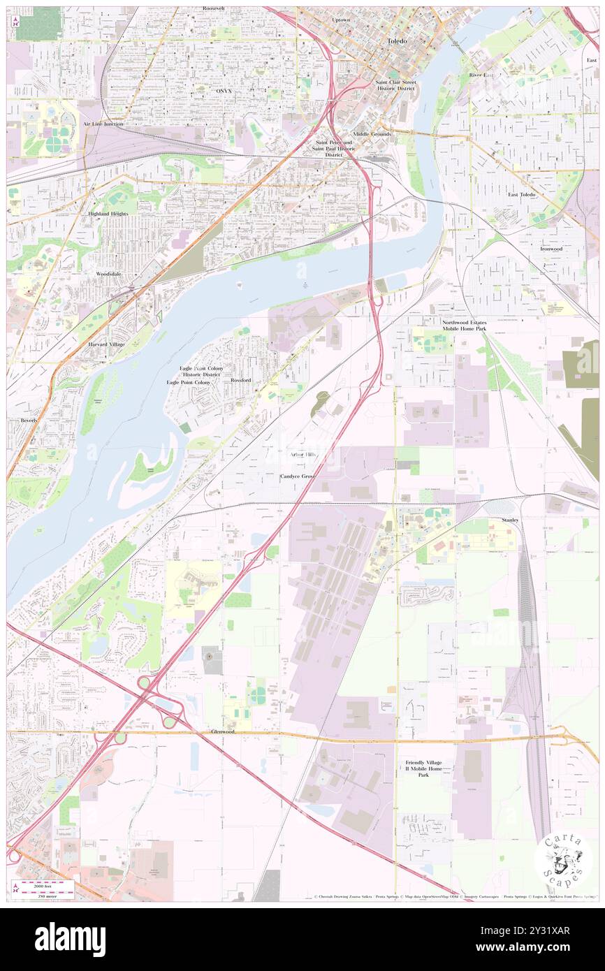 Arbor Hills, Wood County, US, États-Unis, Ohio, n 41 36' 1'', S 83 33' 13'', carte, Cartascapes carte publiée en 2024. Explorez Cartascapes, une carte qui révèle la diversité des paysages, des cultures et des écosystèmes de la Terre. Voyage à travers le temps et l'espace, découvrir l'interconnexion du passé, du présent et de l'avenir de notre planète. Banque D'Images