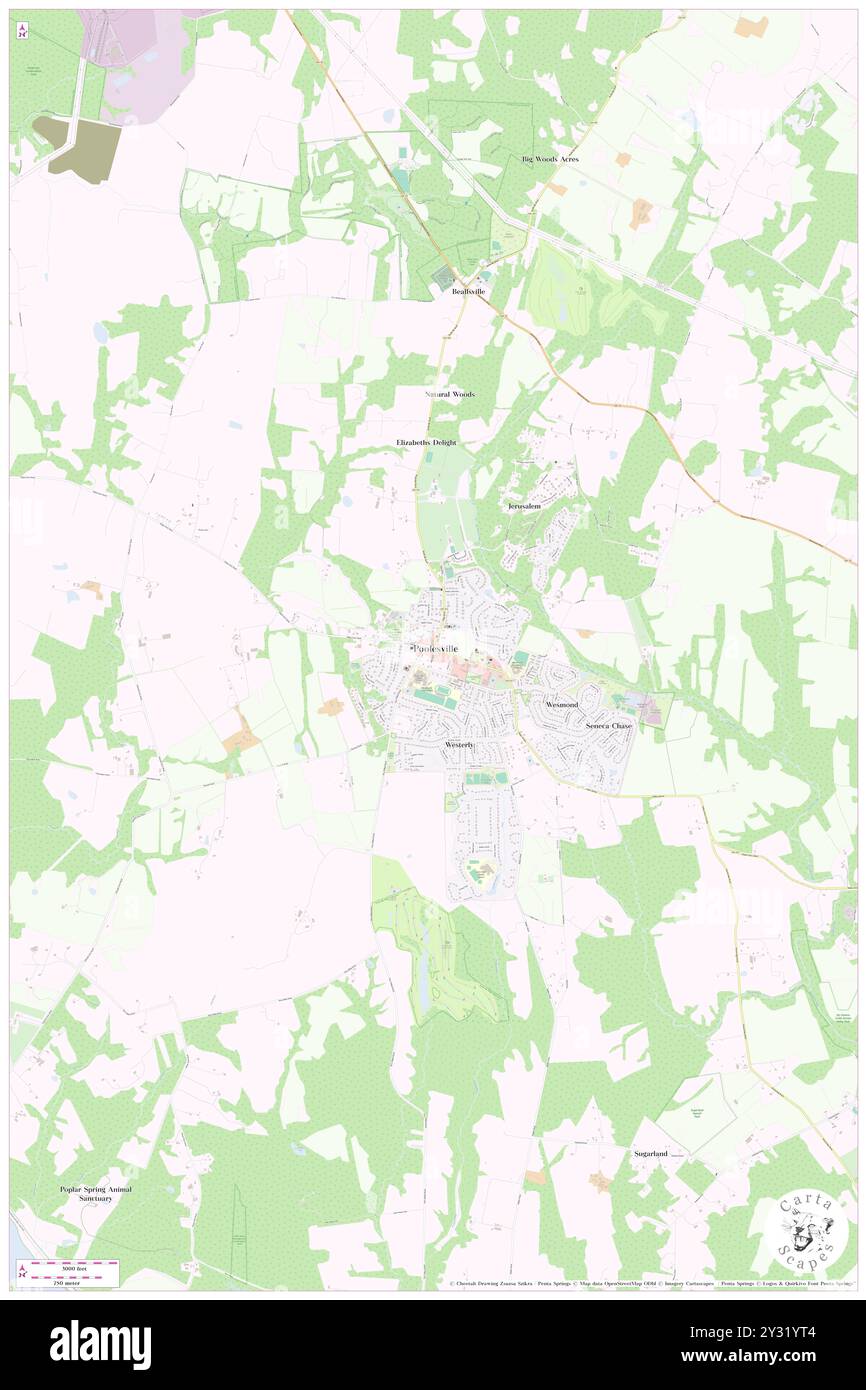 Poolesville, Comté de Montgomery, US, États-Unis, Maryland, n 39 8' 45'', S 77 25' 0'', carte, Cartascapes carte publiée en 2024. Explorez Cartascapes, une carte qui révèle la diversité des paysages, des cultures et des écosystèmes de la Terre. Voyage à travers le temps et l'espace, découvrir l'interconnexion du passé, du présent et de l'avenir de notre planète. Banque D'Images