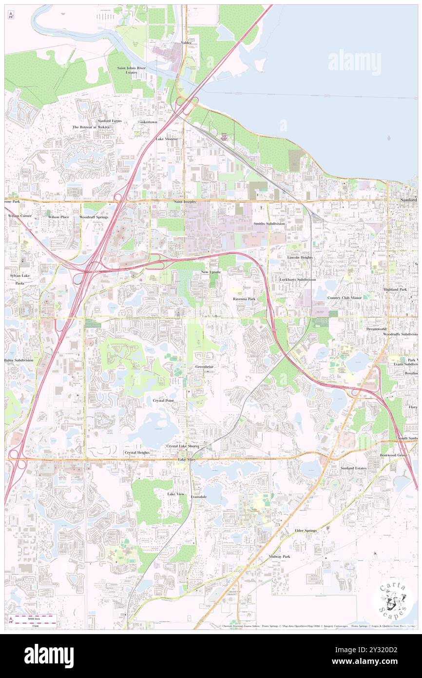 Lock Arbor, Comté de Seminole, US, États-Unis, Floride, n 28 47' 11'', S 81 18' 58'', carte, Cartascapes carte publiée en 2024. Explorez Cartascapes, une carte qui révèle la diversité des paysages, des cultures et des écosystèmes de la Terre. Voyage à travers le temps et l'espace, découvrir l'interconnexion du passé, du présent et de l'avenir de notre planète. Banque D'Images