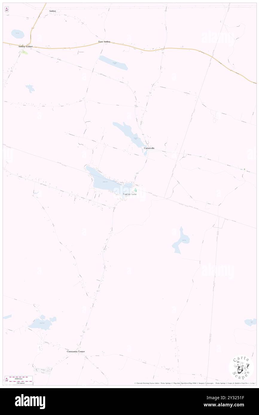 Panther Lake, comté d'Oswego, US, États-Unis, New York, n 43 19' 34'', S 75 54' 1'', carte, Cartascapes carte publiée en 2024. Explorez Cartascapes, une carte qui révèle la diversité des paysages, des cultures et des écosystèmes de la Terre. Voyage à travers le temps et l'espace, découvrir l'interconnexion du passé, du présent et de l'avenir de notre planète. Banque D'Images