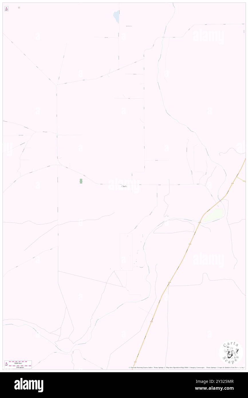 Clark, comté de Park, US, États-Unis, Wyoming, n 44 53' 57'', S 109 9' 3'', carte, Cartascapes carte publiée en 2024. Explorez Cartascapes, une carte qui révèle la diversité des paysages, des cultures et des écosystèmes de la Terre. Voyage à travers le temps et l'espace, découvrir l'interconnexion du passé, du présent et de l'avenir de notre planète. Banque D'Images