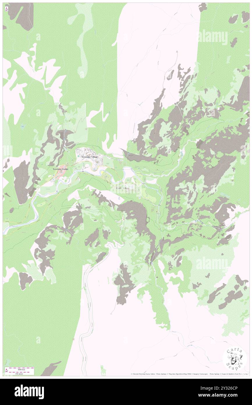 Curry Village, comté de Mariposa, US, États-Unis, Californie, n 37 44' 15'', S 119 34' 19'', carte, Cartascapes carte publiée en 2024. Explorez Cartascapes, une carte qui révèle la diversité des paysages, des cultures et des écosystèmes de la Terre. Voyage à travers le temps et l'espace, découvrir l'interconnexion du passé, du présent et de l'avenir de notre planète. Banque D'Images