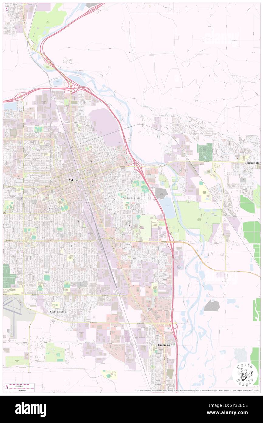 Washington Park, comté de Yakima, US, États-Unis, Washington, n 46 35' 48'', S 120 29' 17'', carte, Cartascapes carte publiée en 2024. Explorez Cartascapes, une carte qui révèle la diversité des paysages, des cultures et des écosystèmes de la Terre. Voyage à travers le temps et l'espace, découvrir l'interconnexion du passé, du présent et de l'avenir de notre planète. Banque D'Images