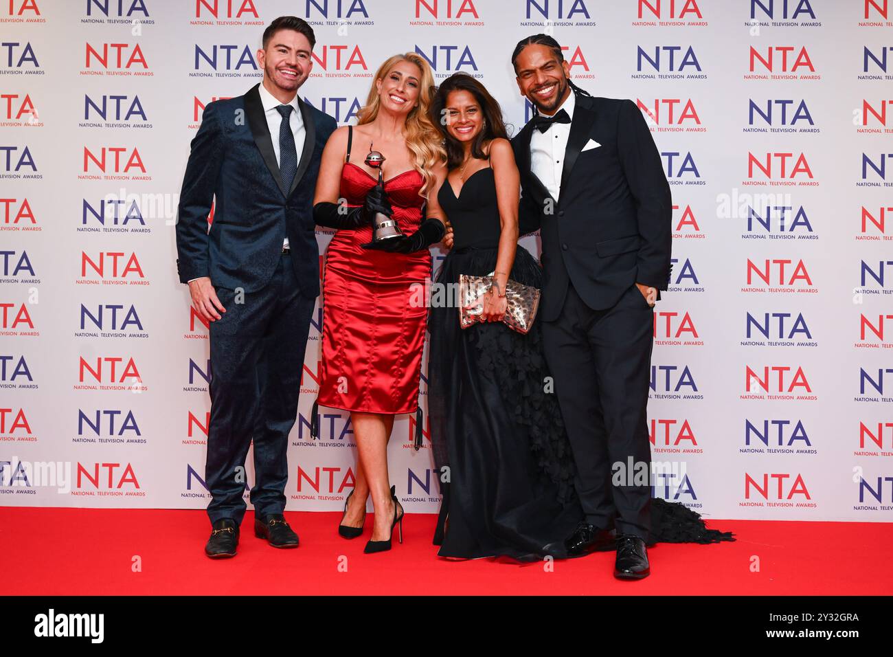 Londres, Royaume-Uni. 11 septembre 2024. Stacey Solomon, lauréate du Fact Entertainment Award pour son émission de télé-réalité sort Your Life Out aux National Television Awards à l'O2 Arena de Londres. Le crédit photo devrait se lire comme suit : Matt Crossick/Empics/Alamy Live News Banque D'Images