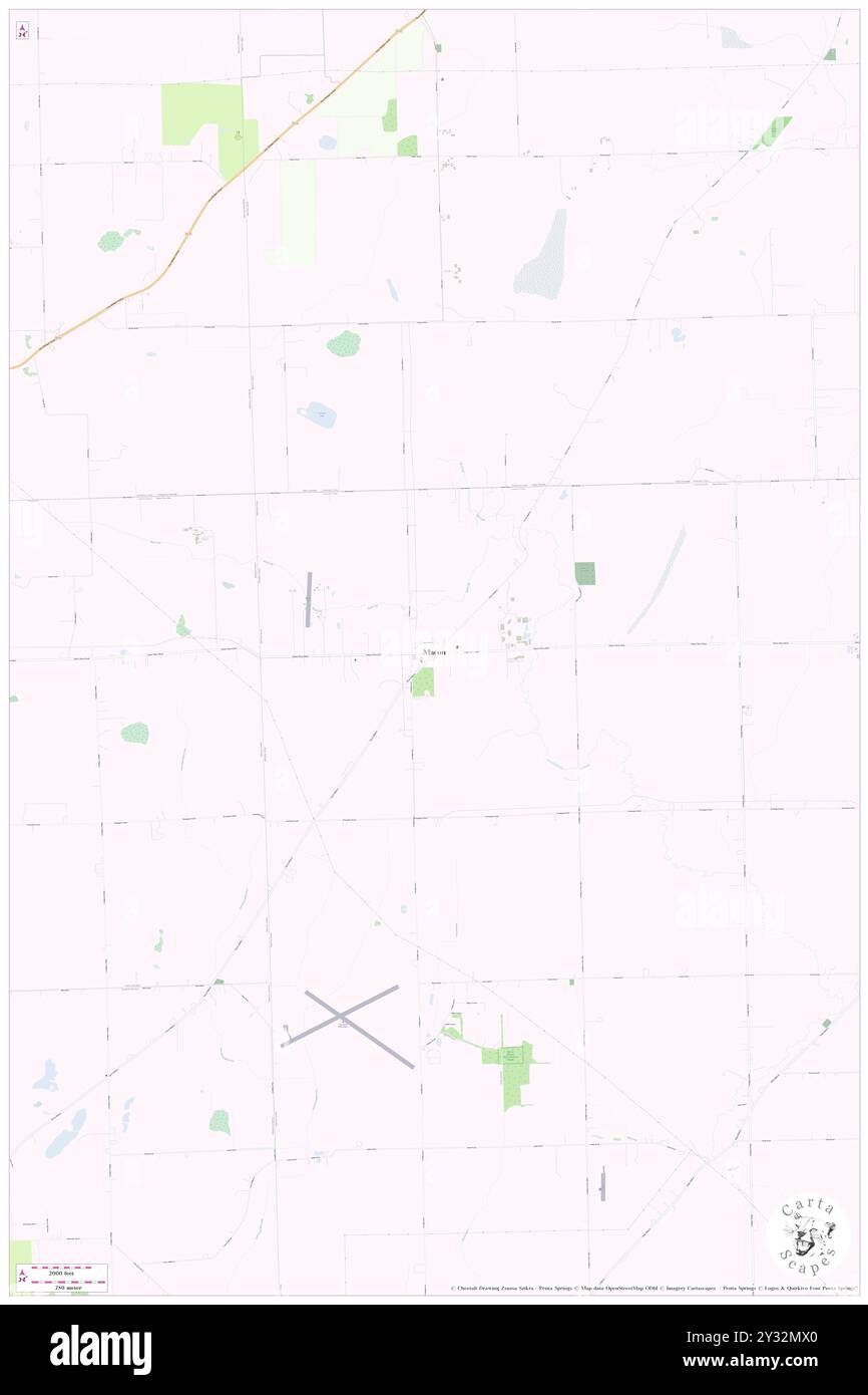 Macon, comté de Lenawee, États-Unis, Michigan, n 42 3' 59'', S 83 52' 5'', carte, Cartascapes carte publiée en 2024. Explorez Cartascapes, une carte qui révèle la diversité des paysages, des cultures et des écosystèmes de la Terre. Voyage à travers le temps et l'espace, découvrir l'interconnexion du passé, du présent et de l'avenir de notre planète. Banque D'Images