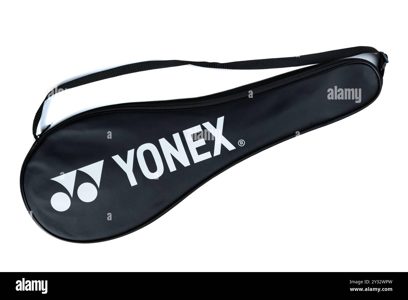 Zhongshan Chine-juillet 28 ; 2024 : tout nouveau sac de badminton Yonex sur fond blanc à composition horizontale. Banque D'Images