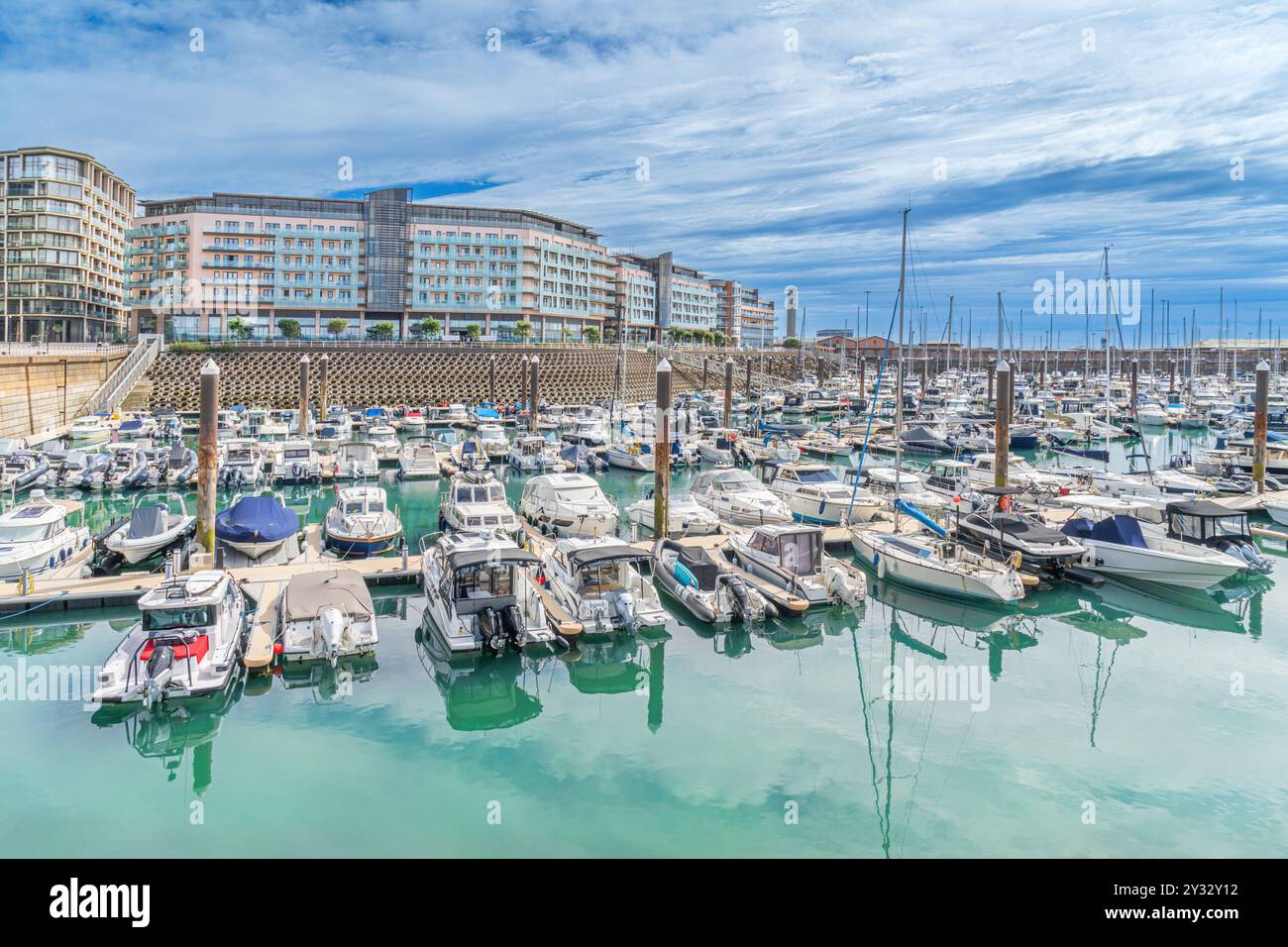 Elizabeth marina à St Helier sur l'île de Jersey Banque D'Images