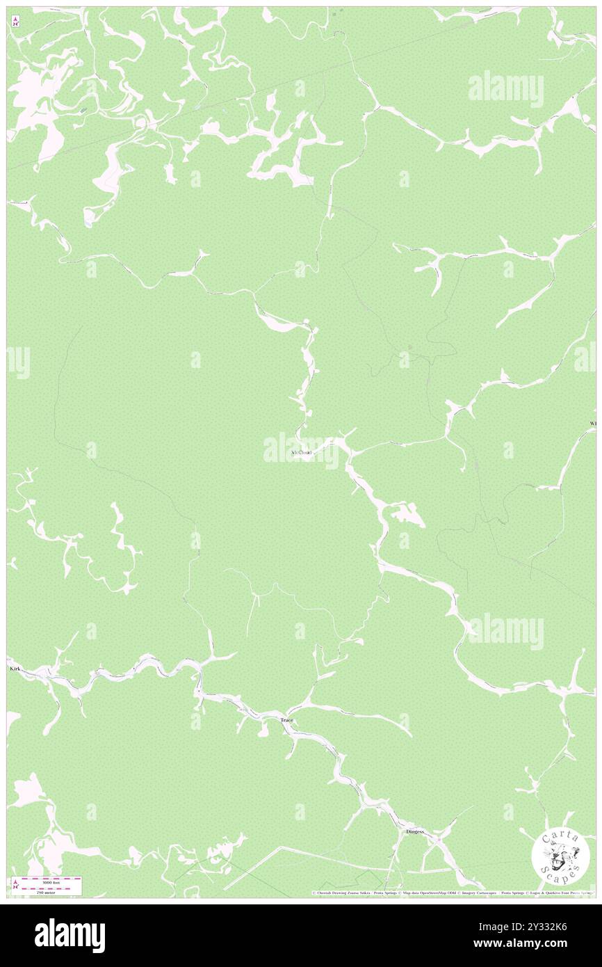 McCloud, Comté de Mingo, US, États-Unis, Virginie-occidentale, n 37 55' 24'', S 82 11' 39'', carte, Cartascapes carte publiée en 2024. Explorez Cartascapes, une carte qui révèle la diversité des paysages, des cultures et des écosystèmes de la Terre. Voyage à travers le temps et l'espace, découvrir l'interconnexion du passé, du présent et de l'avenir de notre planète. Banque D'Images