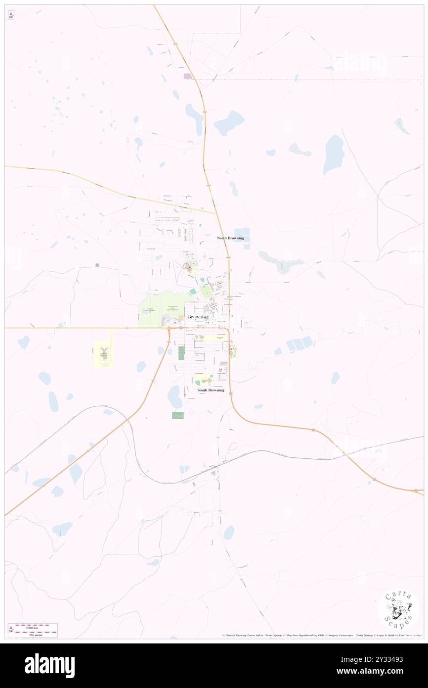 Browning, Comté de Glacier, US, États-Unis, Montana, n 48 33' 24'', S 113 0' 48'', carte, Cartascapes carte publiée en 2024. Explorez Cartascapes, une carte qui révèle la diversité des paysages, des cultures et des écosystèmes de la Terre. Voyage à travers le temps et l'espace, découvrir l'interconnexion du passé, du présent et de l'avenir de notre planète. Banque D'Images