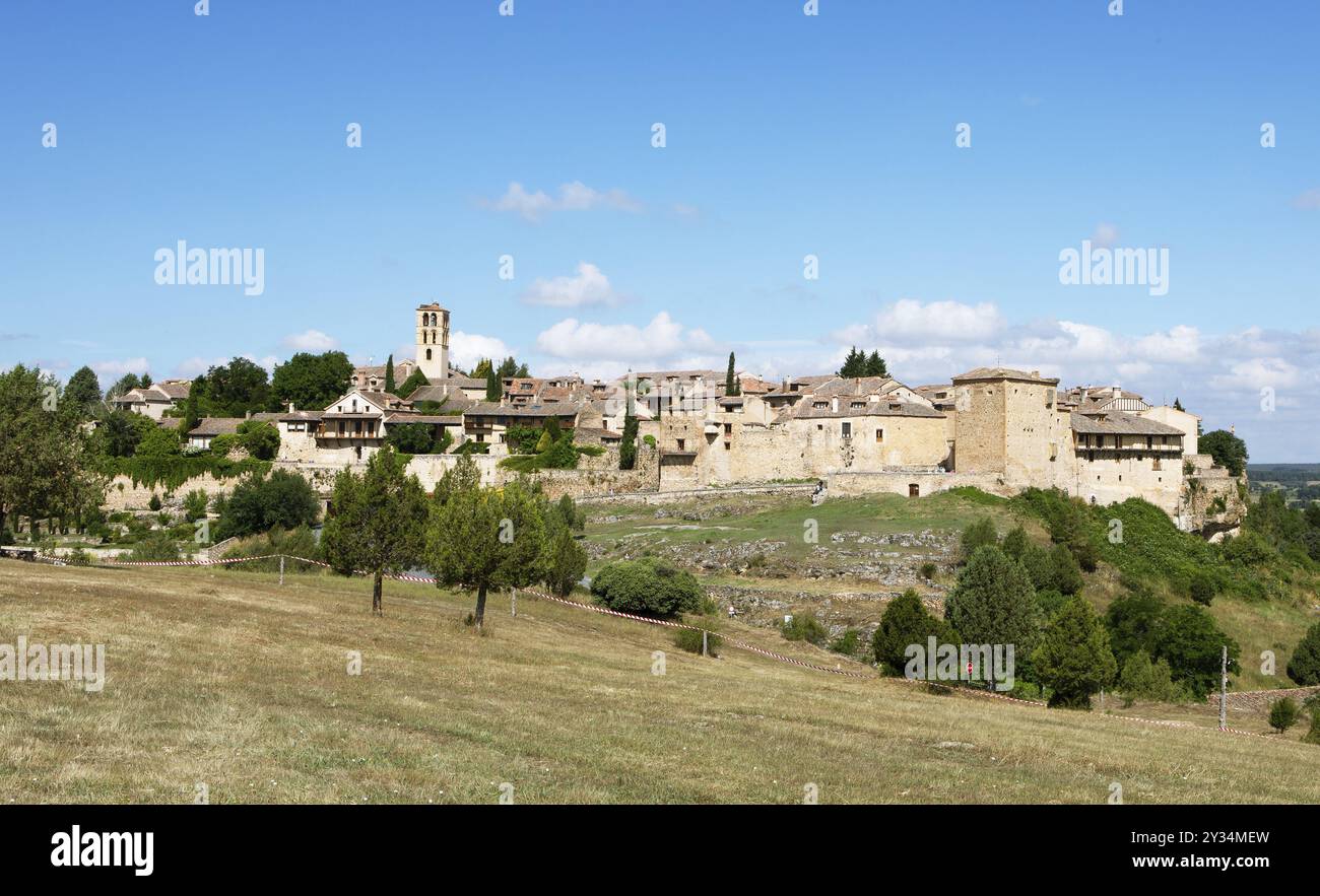 Village médiéval de Pedraza, province de Ségovie, Castille-et-Léon, Espagne, Europe Banque D'Images
