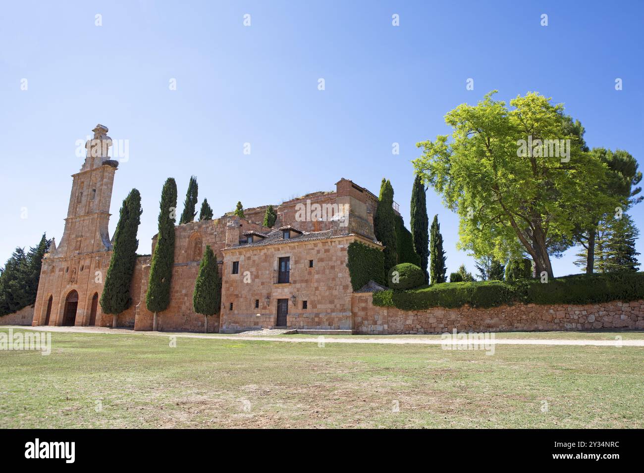 El Antiguo Convento de San Francisco, Ayllon, Province de Ségovie, Castille-et-Léon, Espagne, Europe Banque D'Images
