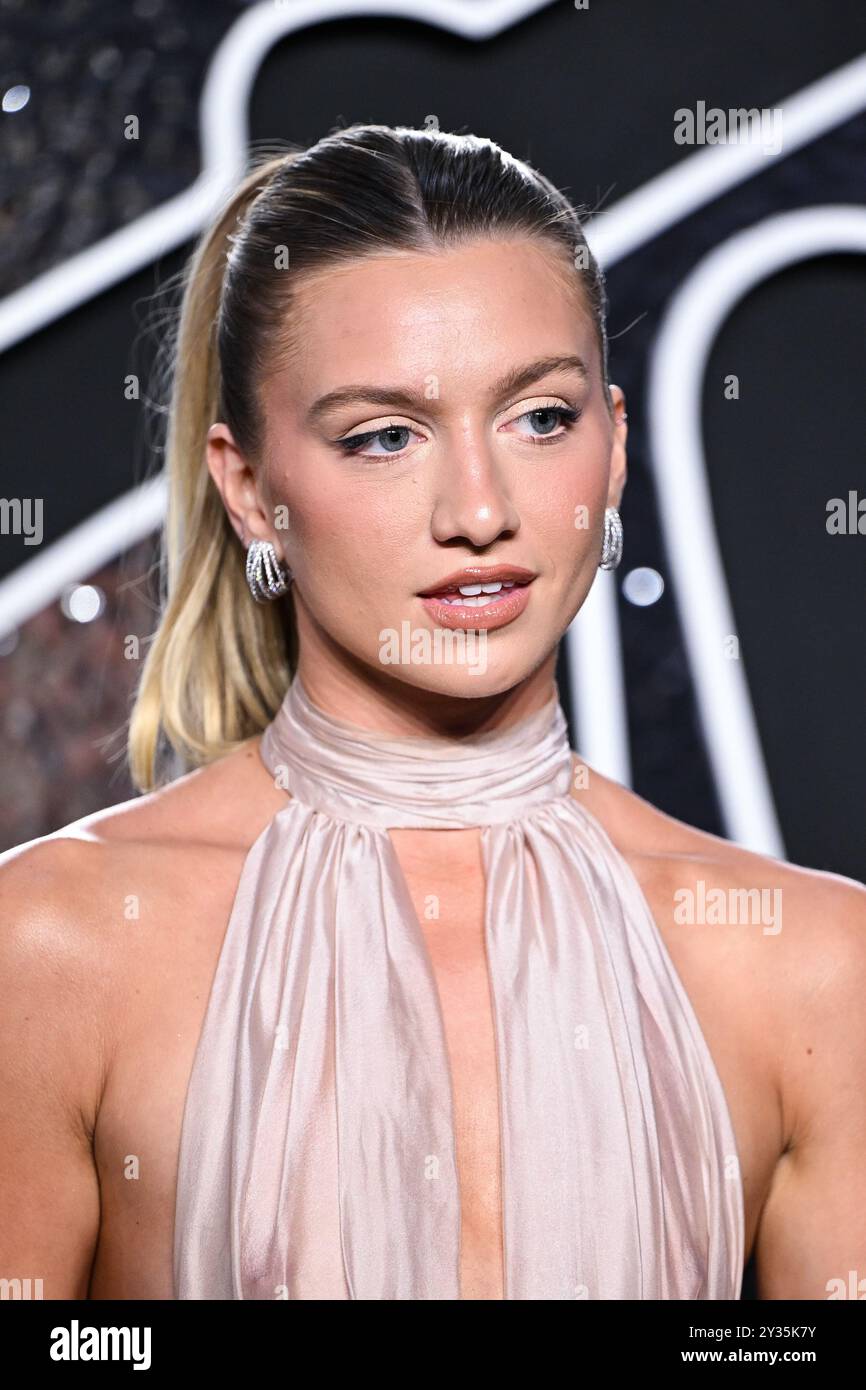 Elmont, États-Unis. 11 septembre 2024. Anna Sitar marchant sur le tapis rouge aux MTV Video Music Awards 2024 qui se sont tenus à l'UBS Arena à Elmont, New York, le 11 septembre 2024. (Photo par Anthony Behar/Sipa USA) crédit : Sipa USA/Alamy Live News Banque D'Images