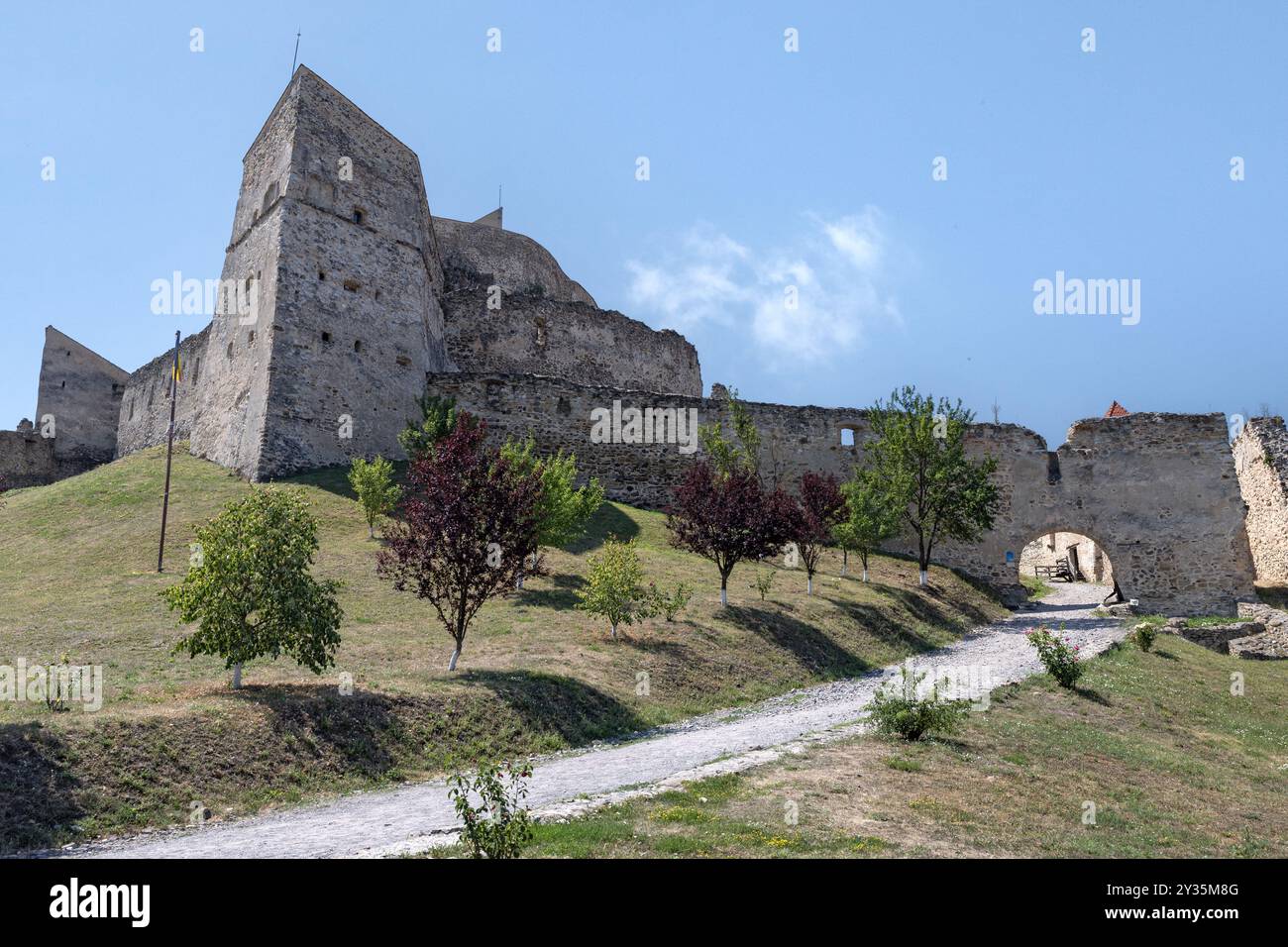 Forteresse de Rupea, Royaume de Hongrie, Transylvanie, Roumanie Banque D'Images