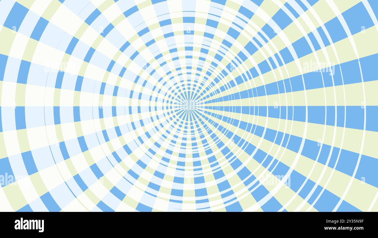 illustration étoile radiale bleue et blanche bonne pour le fond de conception graphique rétro Illustration de Vecteur