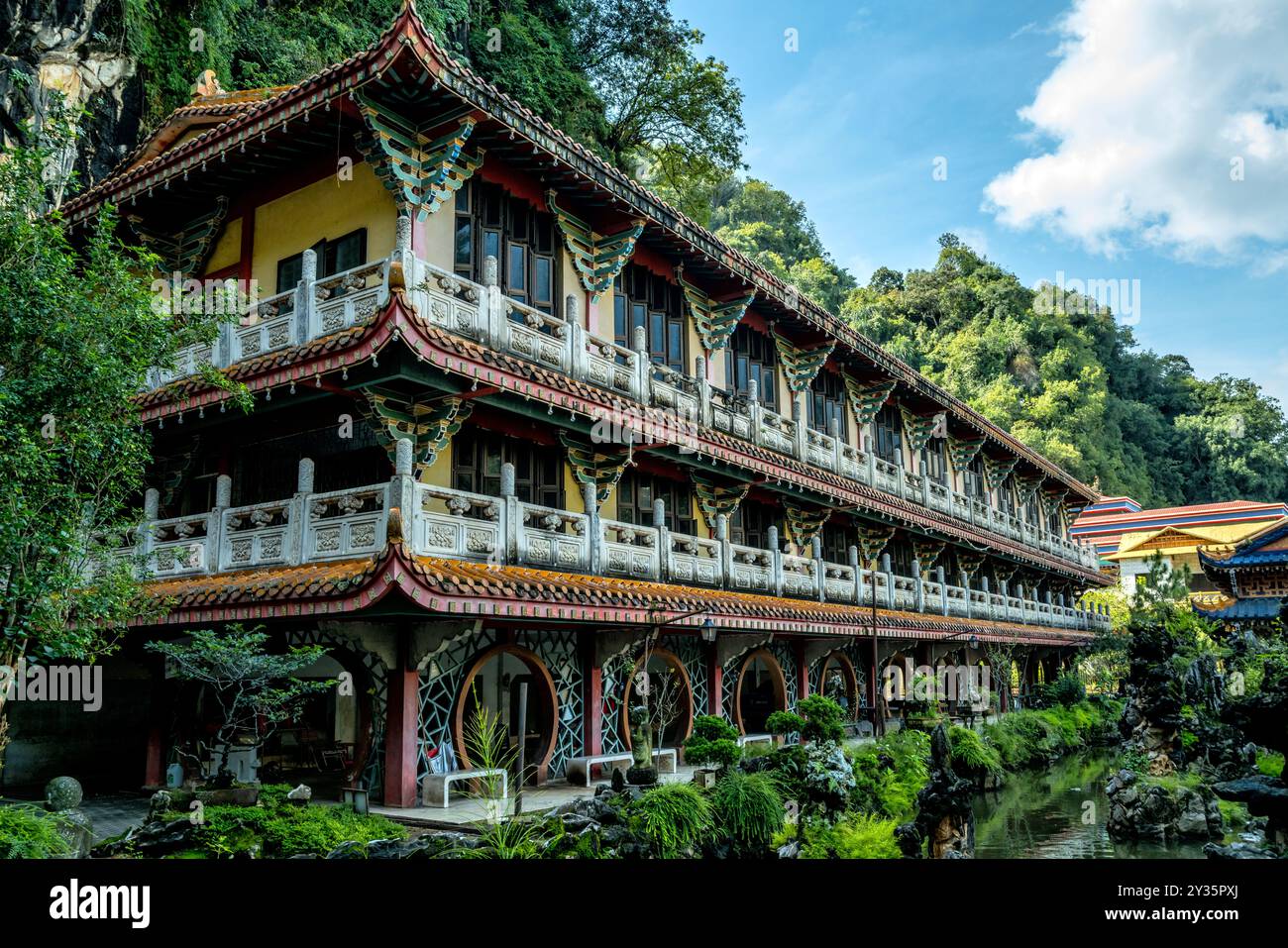 Complexe du temple Sam Poh Tong à Ipoh Malaisie Banque D'Images