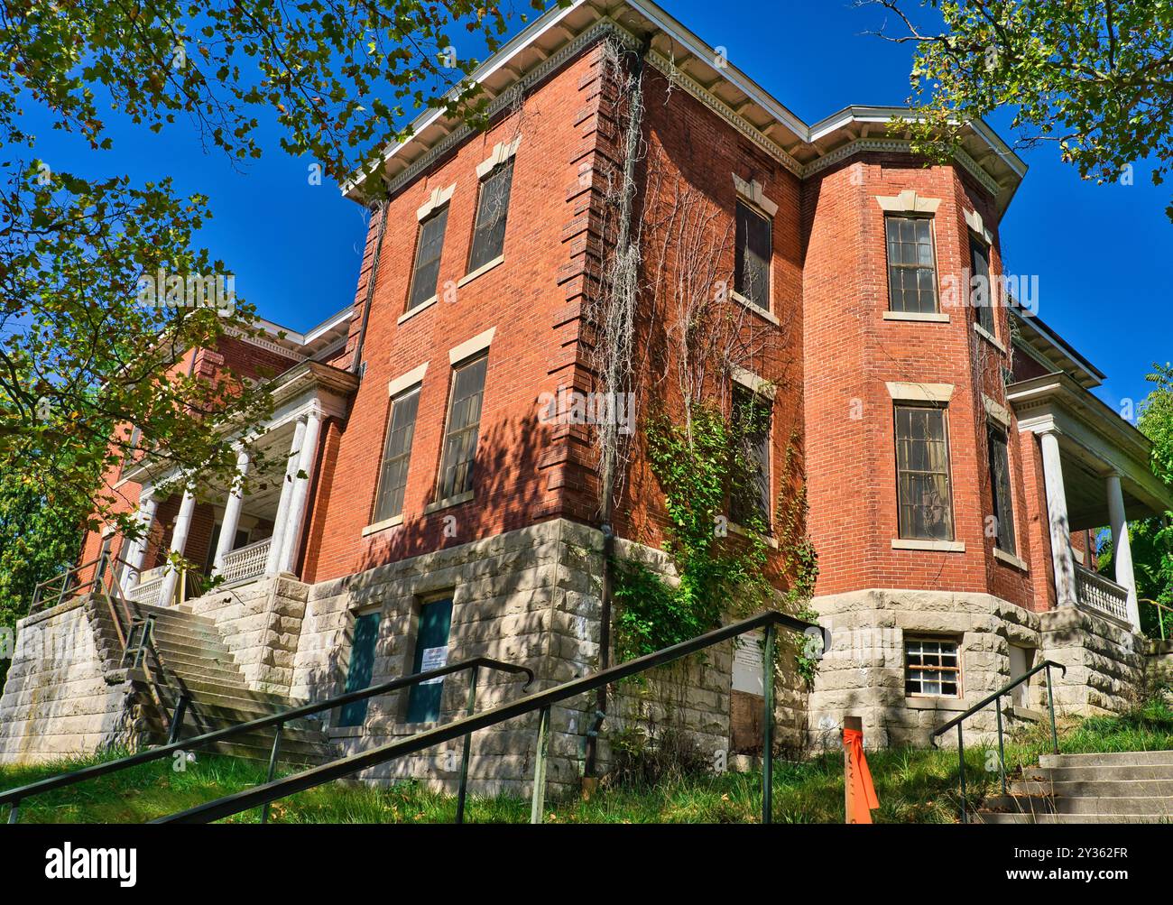 The Ridges, autrefois le siège de l'Athens Lunatic Asylum USA 2024 Banque D'Images