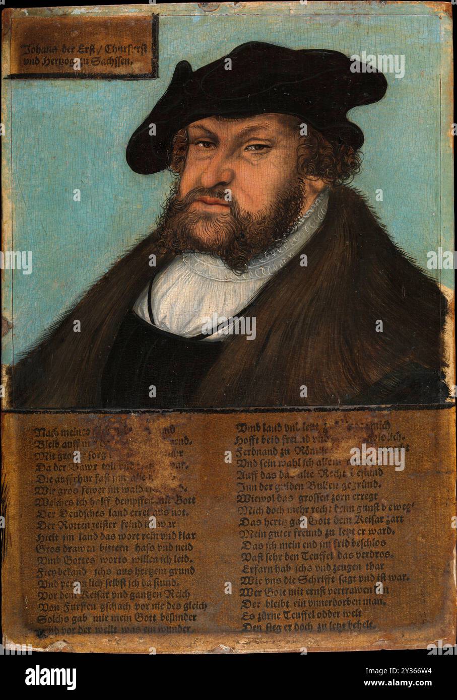 Johann Ier, le constant, électeur de Saxe. Lucas Cranach l'ancien et l'atelier. 1532-33. Banque D'Images