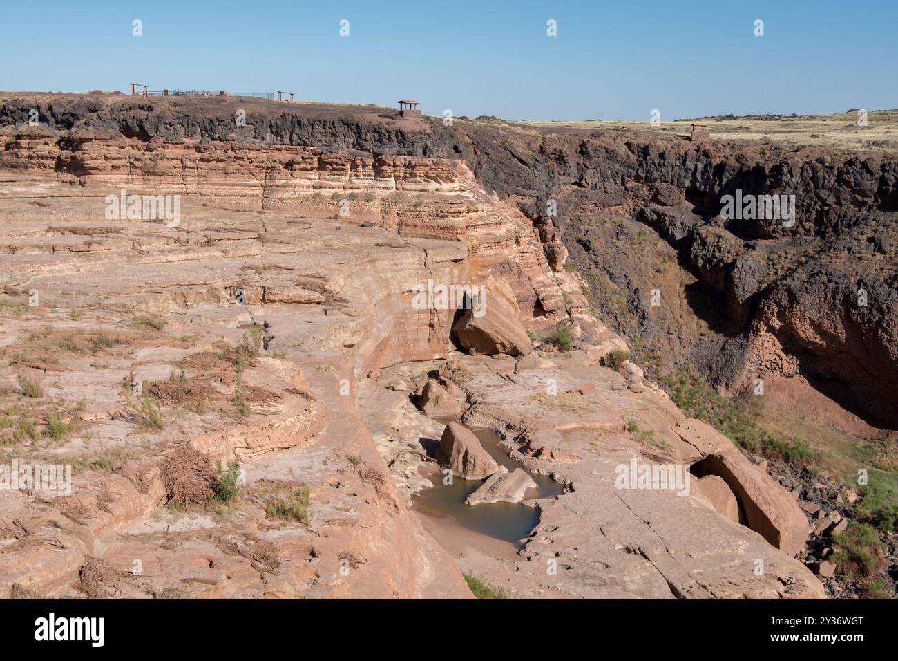 Grand Falls, près de Flagstaff Arizona Banque D'Images