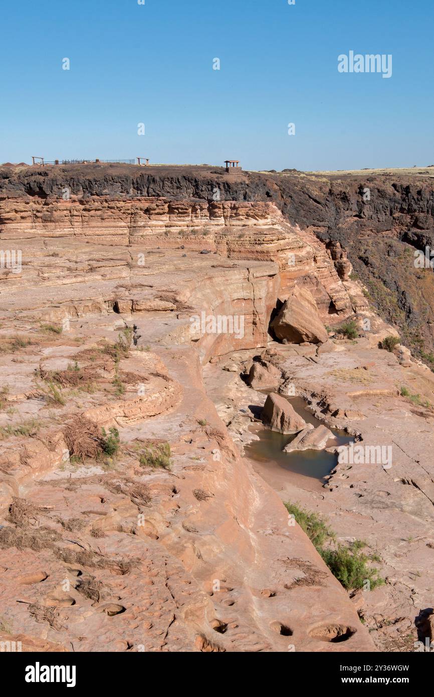 Grand Falls, près de Flagstaff Arizona Banque D'Images