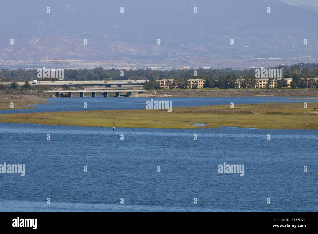 paysage avec vue sur l'océan Banque D'Images