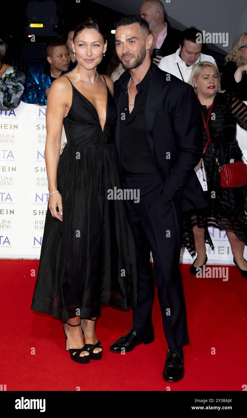 11 septembre 2024, Londres, Angleterre, Royaume-Uni - Emma Willis et Matt Willis assistent aux National Televisions Awards 2024, à l'O2 Arena Banque D'Images