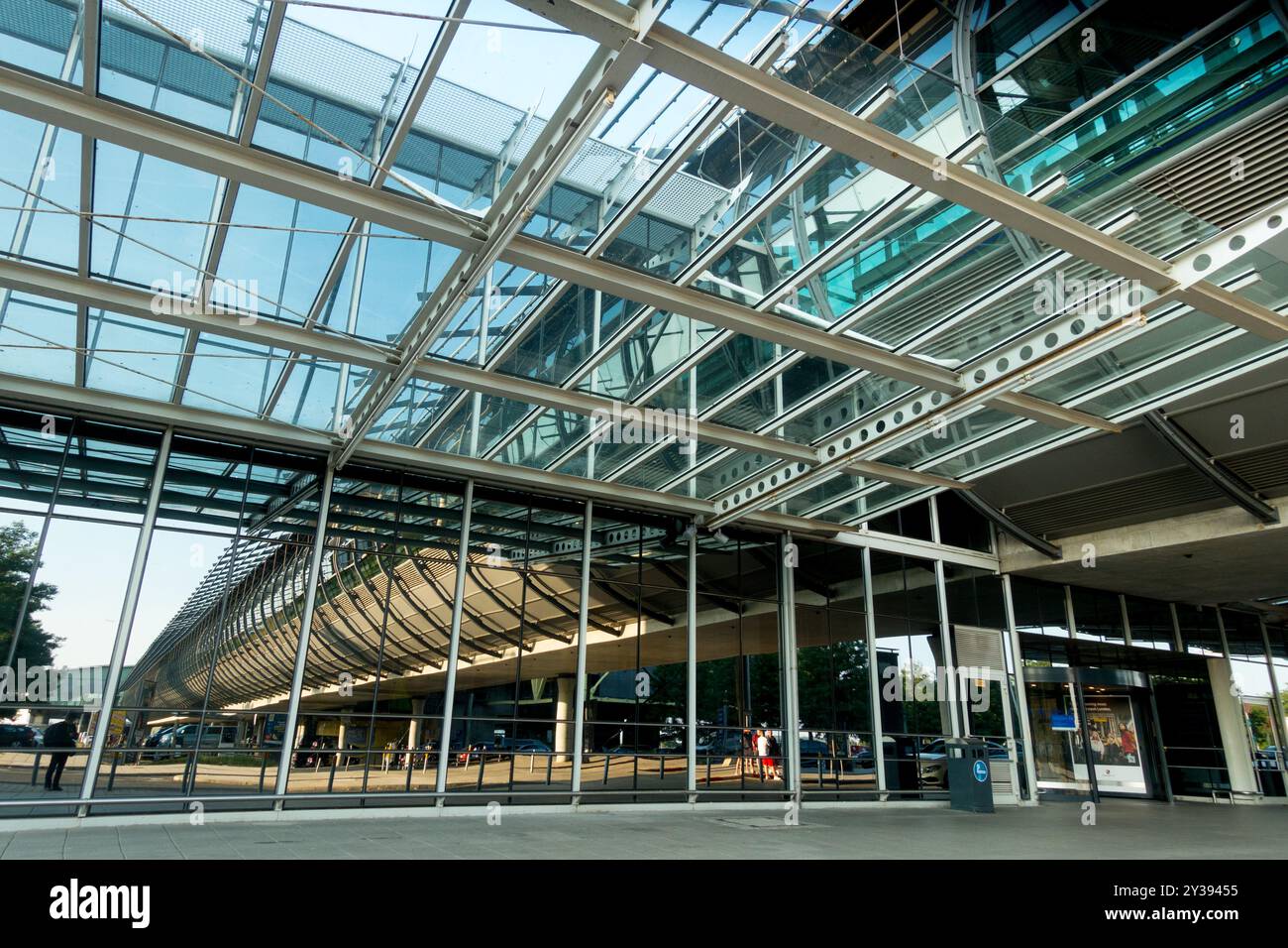 Aéroport de Leipzig-Halle Leipzig, Saxe, Allemagne, Europe scène paysage vue panoramique, extérieur extérieur extérieur extérieur extérieur extérieur Banque D'Images