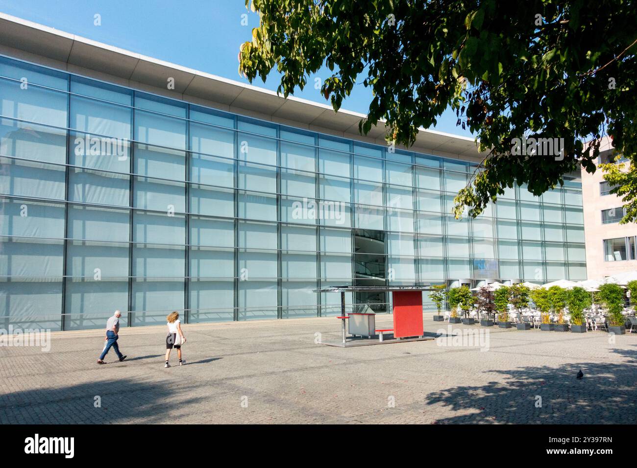 Nouveau Musée d'Art et de Design Nuremberg Allemagne Neues Museum Nürnberg Banque D'Images