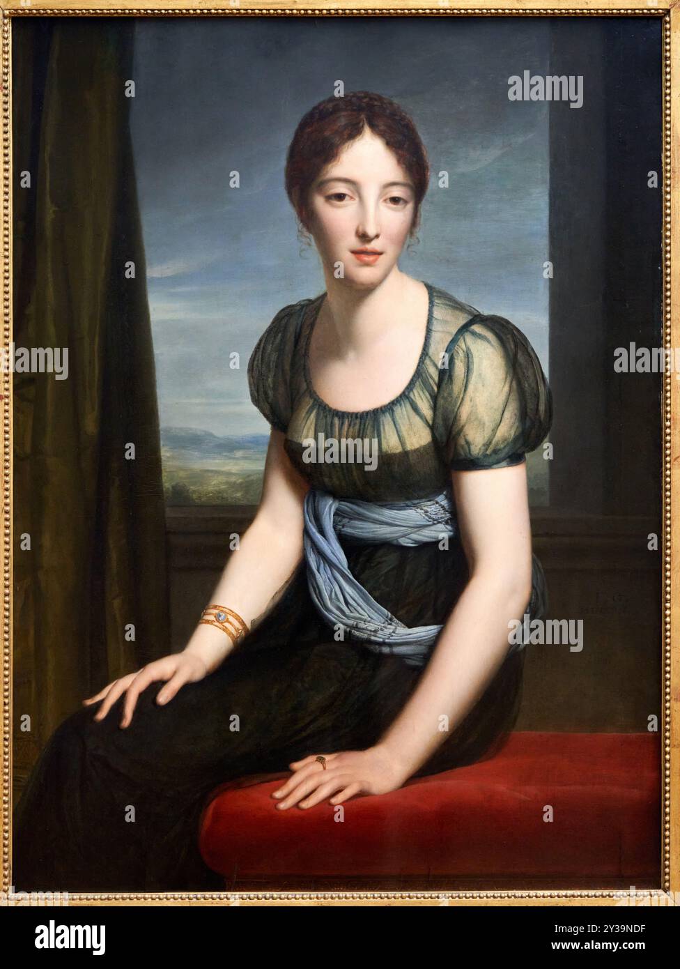 Portrait de Madame Regnaud de Saint-Jean-d'Angély, née Laure Guesnon de Bonneuil (1776-1857), 1798, salon de 1799, huile sur toile, François GÉRARD, ROM Banque D'Images