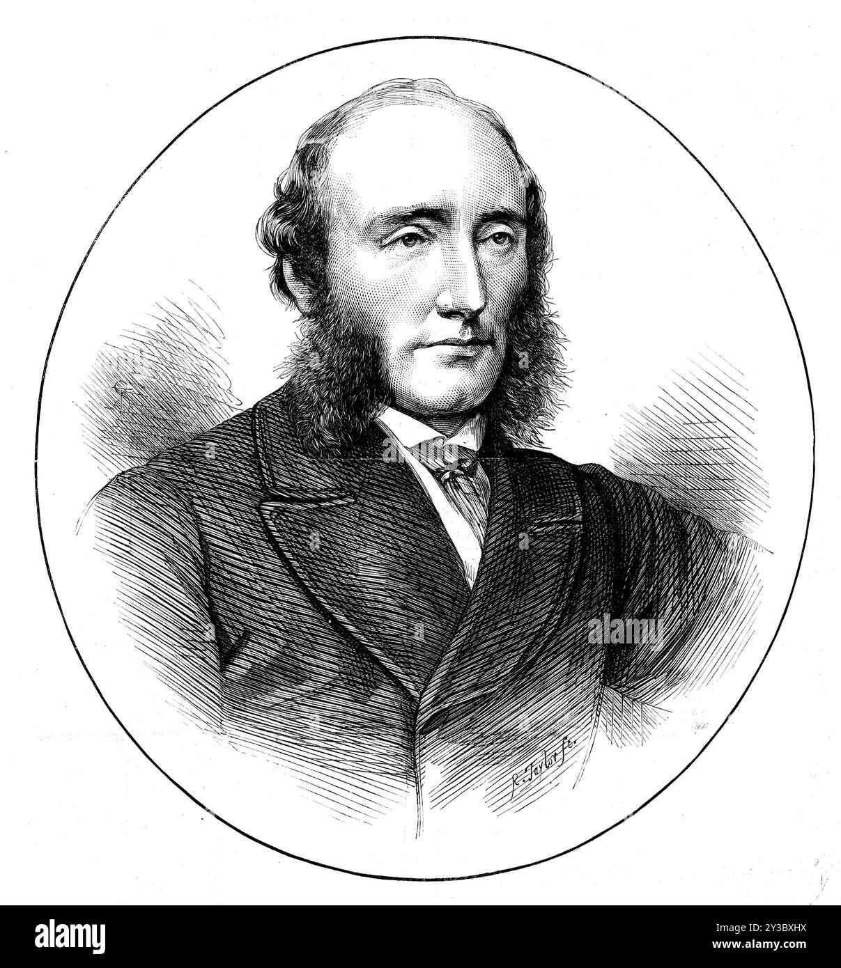 Le comte de Dalkeith, président du Scott Centenary Festival, Édimbourg, 1871. Gravure à partir d'une photographie de MM. James Russell et fils. Walter Francis, comte titulaire de Dalkeith, est le fils aîné et héritier de l'actuel duc de Buccleuch, par une fille du second marquis de Bath. Lord Dalkeith est né en 1831 et a épousé, en 1857, Lady Louisa Hamilton, troisième fille du duc d'Abercorn, dont l'aîné est Walter Francis, Lord Eskdale. En 1856, il est attaché à la mission spéciale en Russie, lors du couronnement d'Alexandre, empereur régnant. Banque D'Images