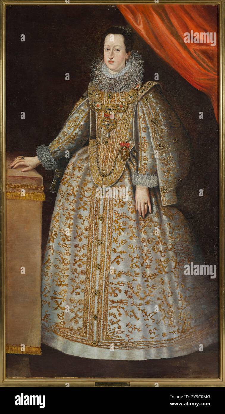 Portrait d'Eleonora Gonzaga (1598-1655), c 1621. Trouvé dans la Collection du Château Royal, Varsovie. Banque D'Images