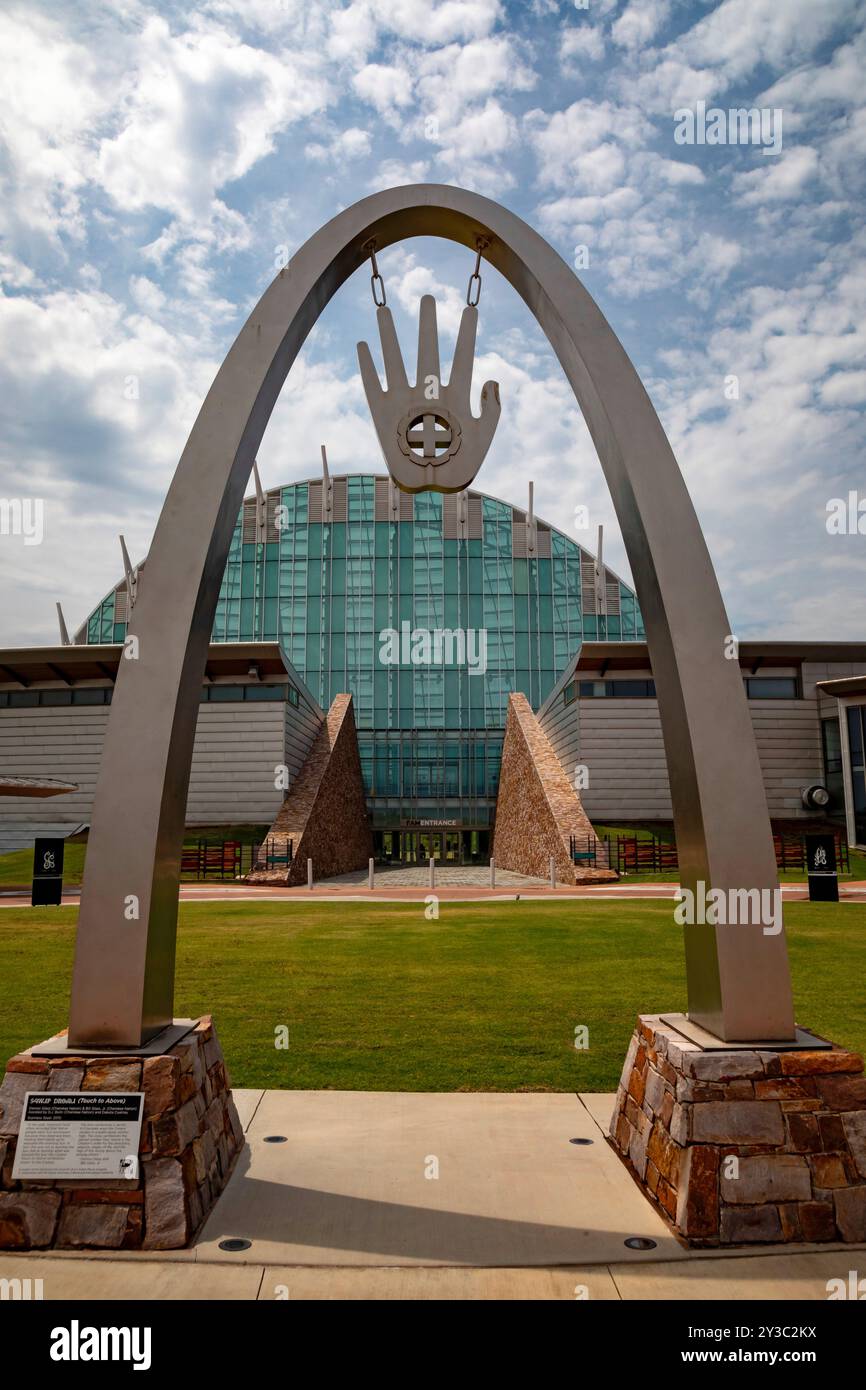 Oklahoma City, Oklahoma - le First Americans Museum raconte l'histoire des 39 Nations tribales de l'Oklahoma. Banque D'Images