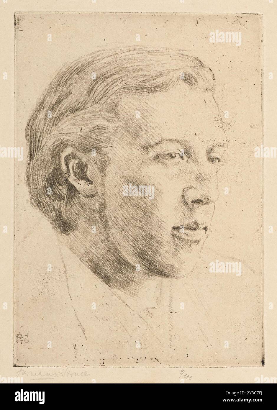 Portrait d'Oscar Wilde (1854-1900), 1907. Collection privée. Banque D'Images