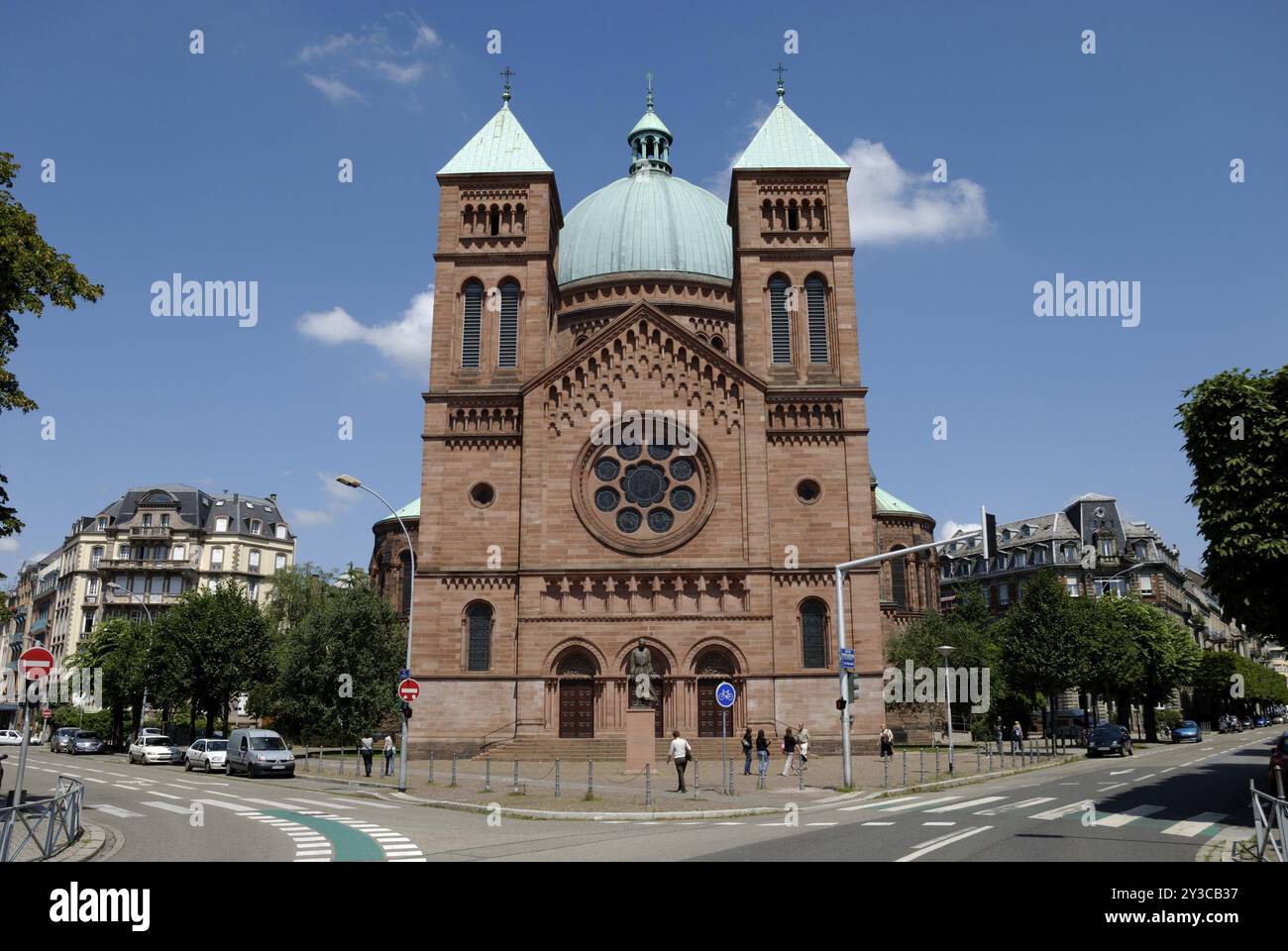 Saint Pierre le jeune, Strasbourg Banque D'Images