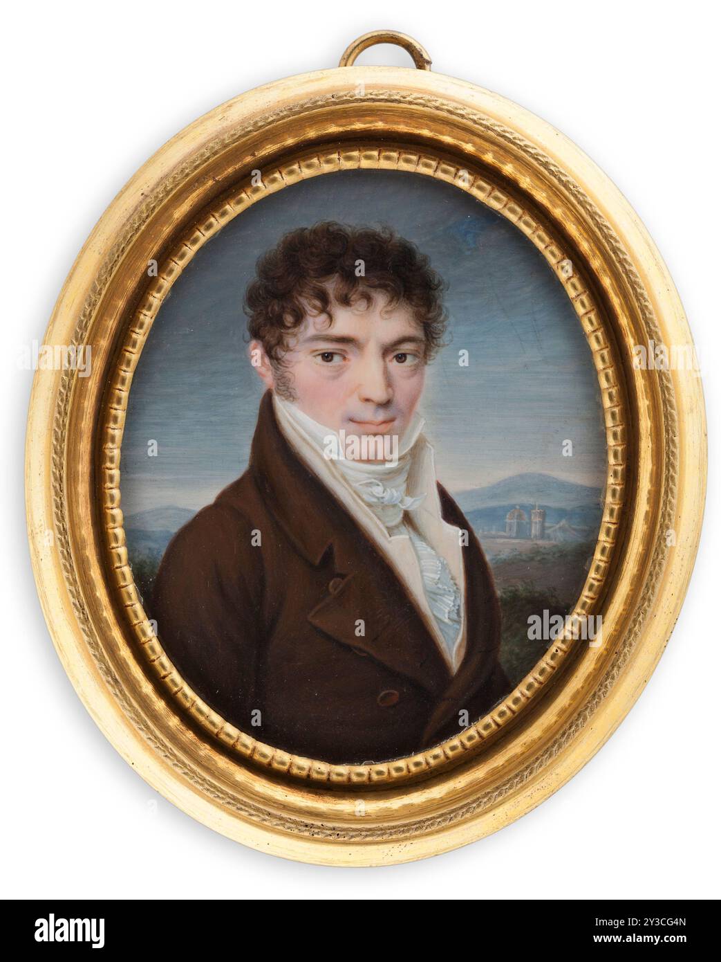 Portrait d'un homme, c du xixe siècle. Banque D'Images