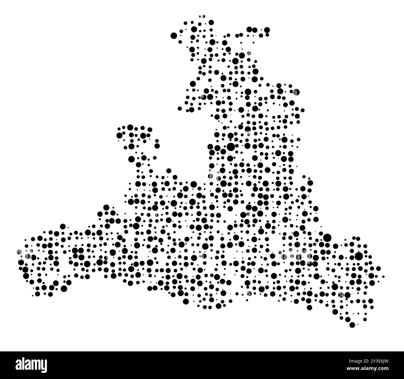 Carte des symboles du Bundesland Salzbourg (Autriche) montrant le Bundesland avec un motif de cercles noirs répartis aléatoirement de différentes tailles Illustration de Vecteur Carte des symboles du Bundesland Salzbourg (Autriche) montrant le Bundesland avec un motif de cercles noirs répartis aléatoirement de différentes tailles Illustration de Vecteur