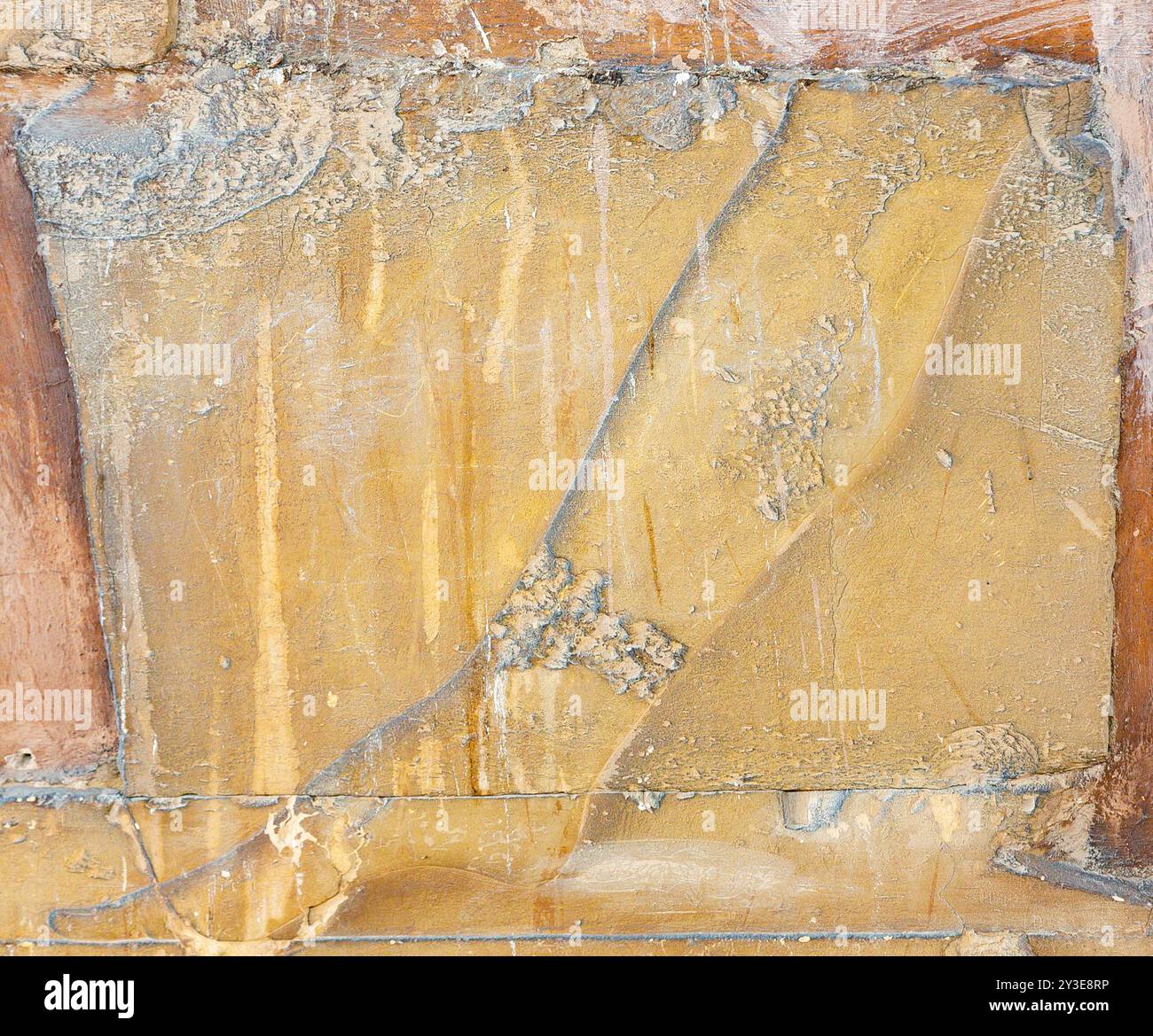 Egypte, Saqqara Sud, roi Pepi II temple funéraire relief : course pour le festival SED. Banque D'Images