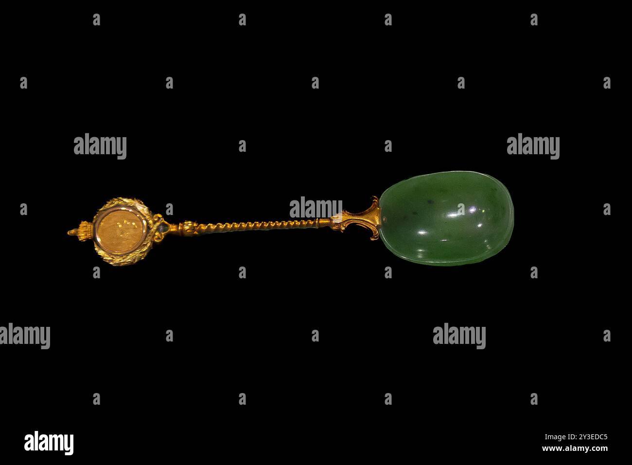 Egypte, aéroport du Caire, objets exposés dans le musée du terminal 2. Banque D'Images