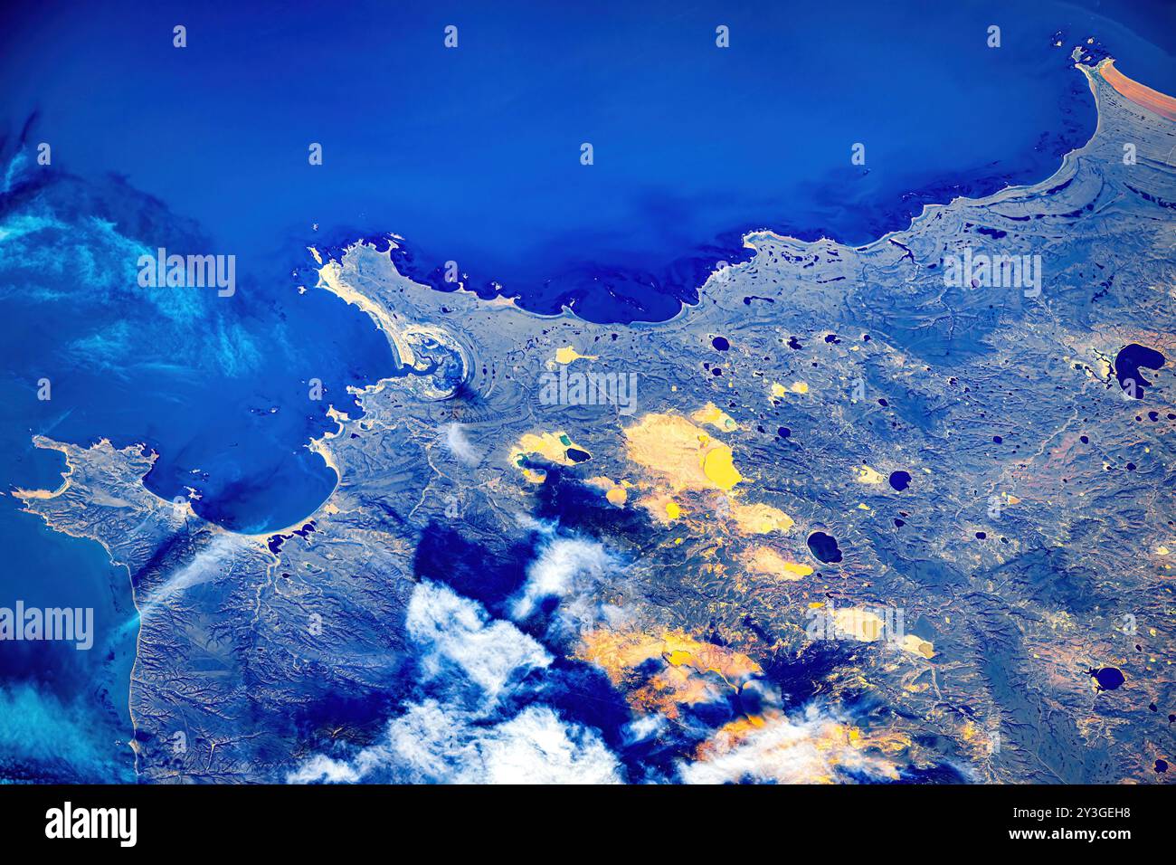 Puerto Deseado, Patagonie, Argentine Banque D'Images