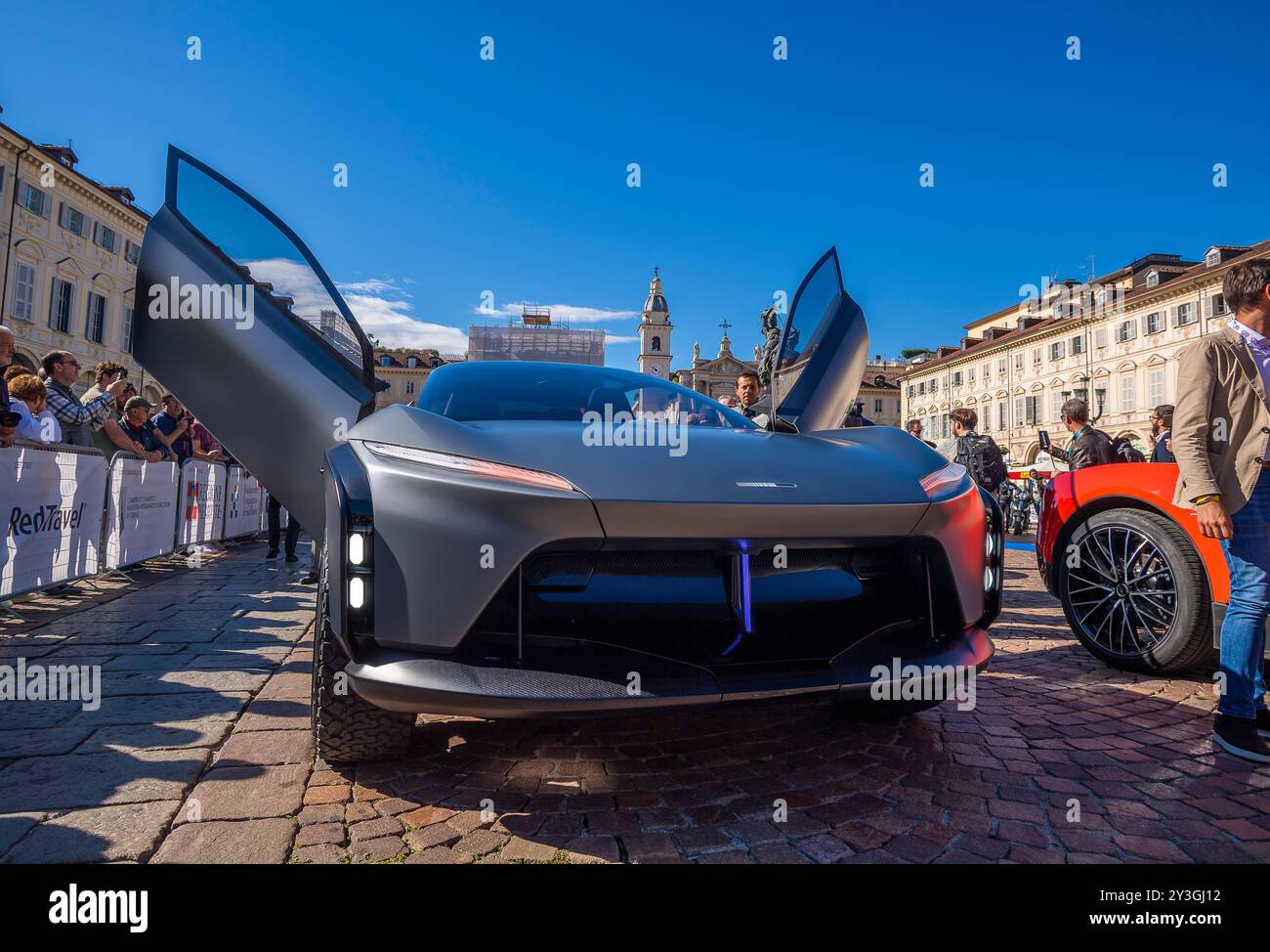 Italie Piémont Turin première voiture Saoon de Turin - 13 septembre 2024 - Italdesign - Lancia Quintaessenza crédit : Realy Easy Star/Alamy Live News Banque D'Images