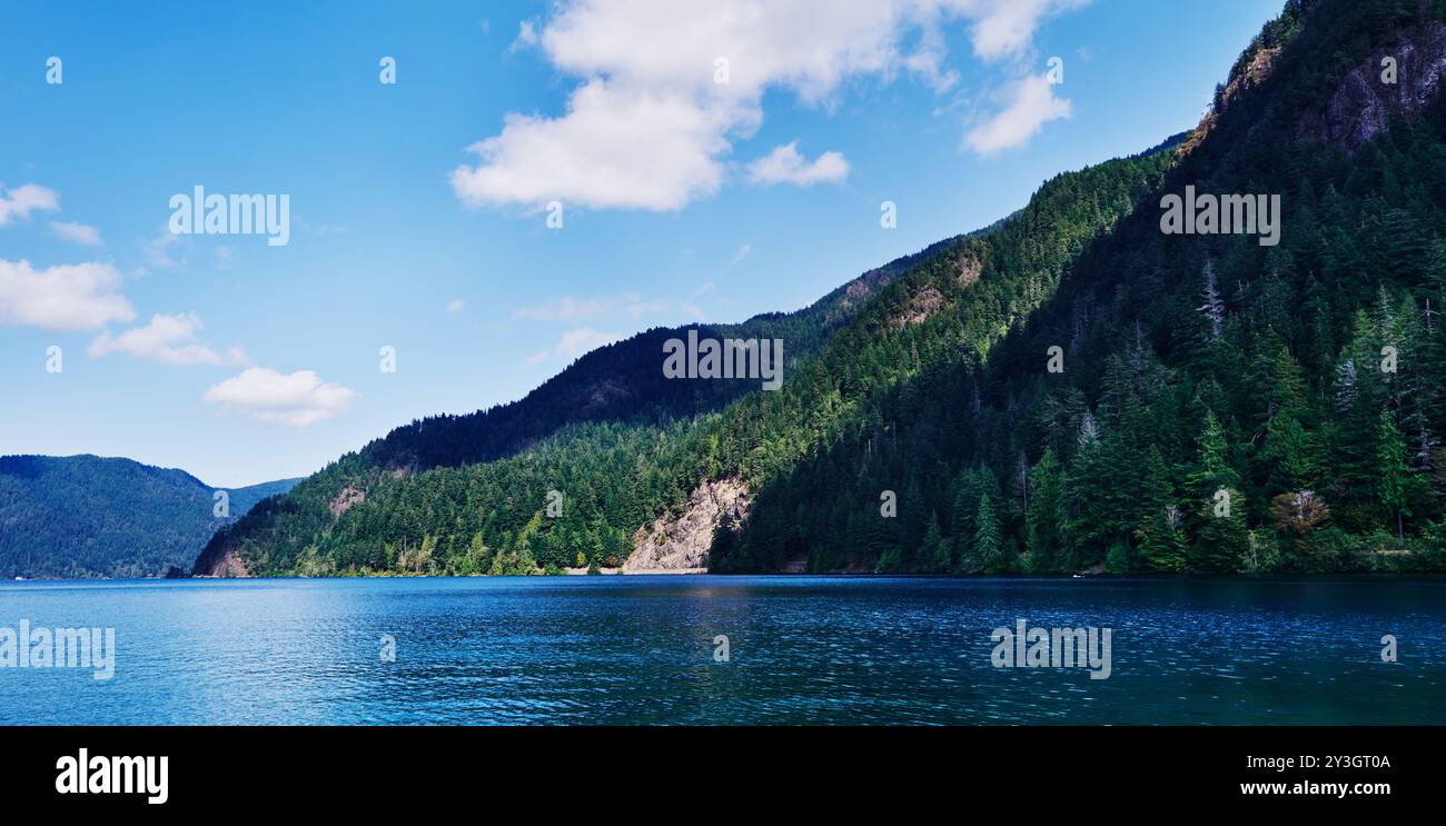 Lake Crescent dans le parc national Olympic, État de Washington Banque D'Images