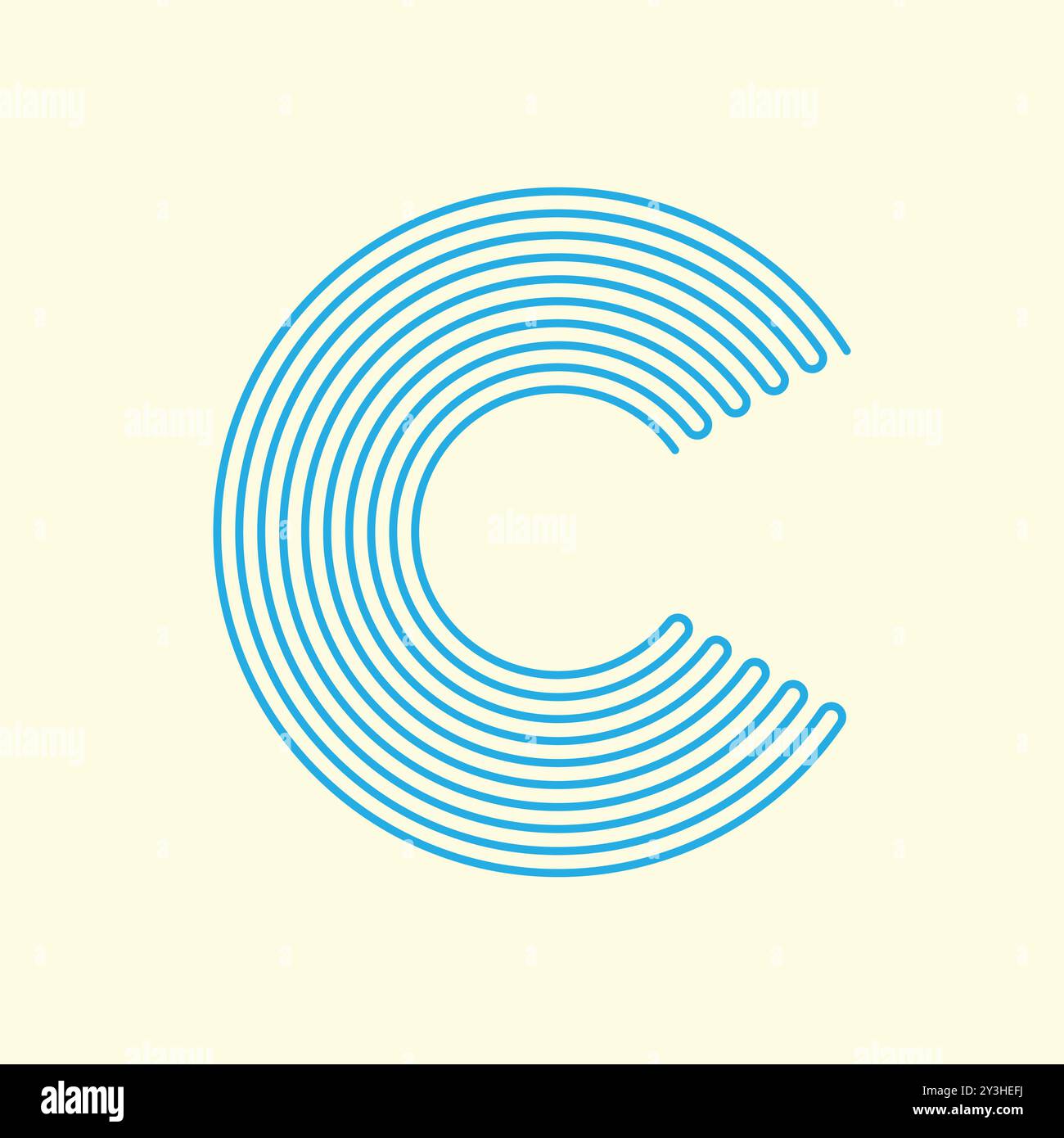 Idée de logo de marque d'entreprise technologique et scientifique Illustration de Vecteur