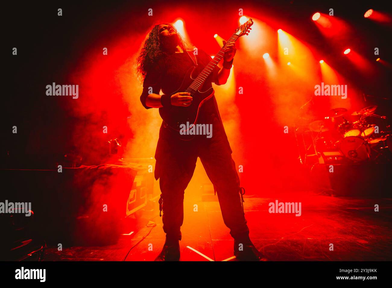 Copenhague, Danemark. 13 septembre 2024. Le groupe danois de metal progressif Iotunn donne un concert à Amager Bio lors du Copenhagen Metal Fest 2024 à Copenhague. Crédit : Gonzales photo/Alamy Live News Banque D'Images