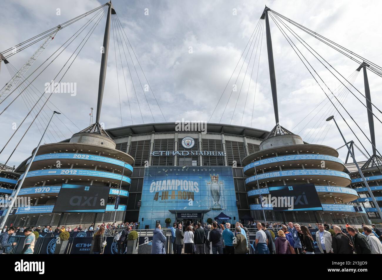 Vue générale de l'Etihad Stadium lors du match de premier League Manchester City vs Brentford à l'Etihad Stadium, Manchester, Royaume-Uni, le 14 septembre 2024 (photo Mark Cosgrove/News images) Banque D'Images