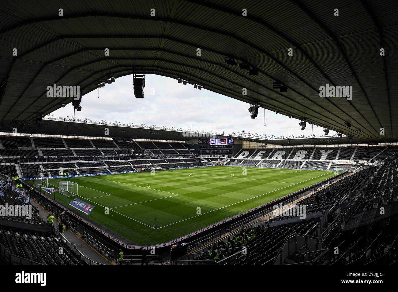 Vue générale à l'intérieur du Pride Park, qui abrite le comté de Derby lors du match du Sky Bet Championship entre le comté de Derby et Cardiff City au Pride Park, Derby, le samedi 14 septembre 2024. (Photo : Jon Hobley | mi News) crédit : MI News & Sport /Alamy Live News Banque D'Images