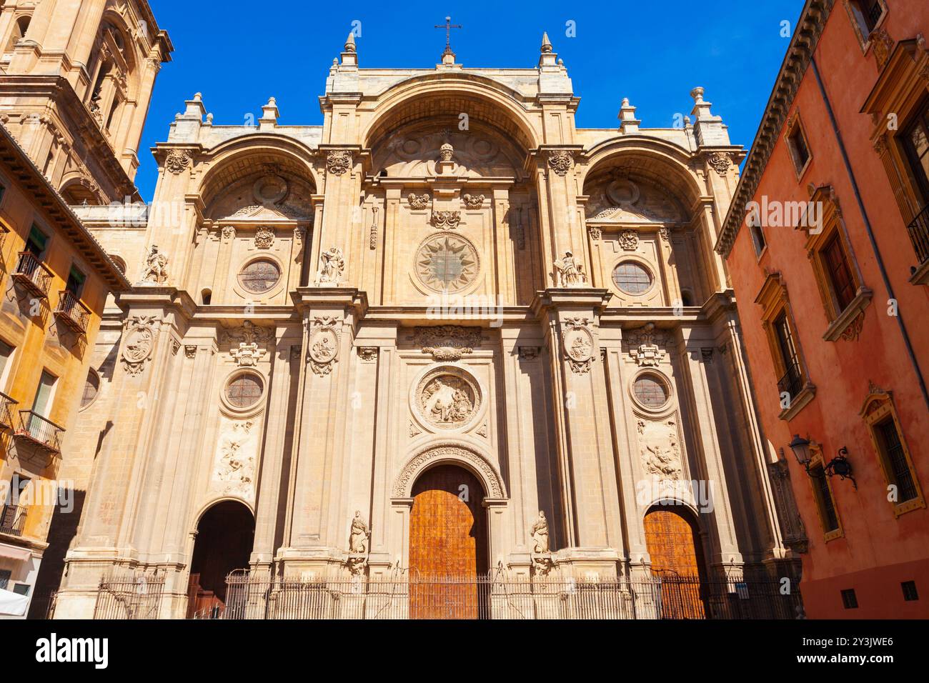 Cathédrale de Grenade ou Cathédrale d'Incarnation ou Santa Iglesia Catedral est une église catholique romaine dans la ville de Grenade, Andalousie en Espagne. Banque D'Images