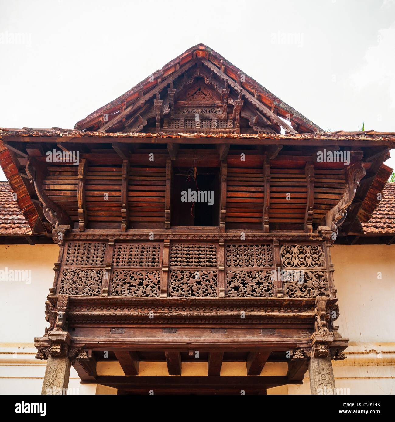 Padmanabhapuram Palace est une ère de travancore ancien palais Padmanabhapuram village près de Kanyakumari dans le Tamil Nadu en Inde Banque D'Images