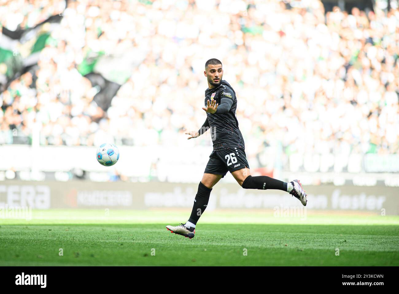 MOENCHENGLADBACH, ALLEMAGNE - 14 SEPTEMBRE 2024 : Deniz Undav, le match de football de la Bundesliga Borussia Moenchengladbach vs VfB Stuttgart au Borussia Park crédit : Vitalii Kliuiev/Alamy Live News Banque D'Images