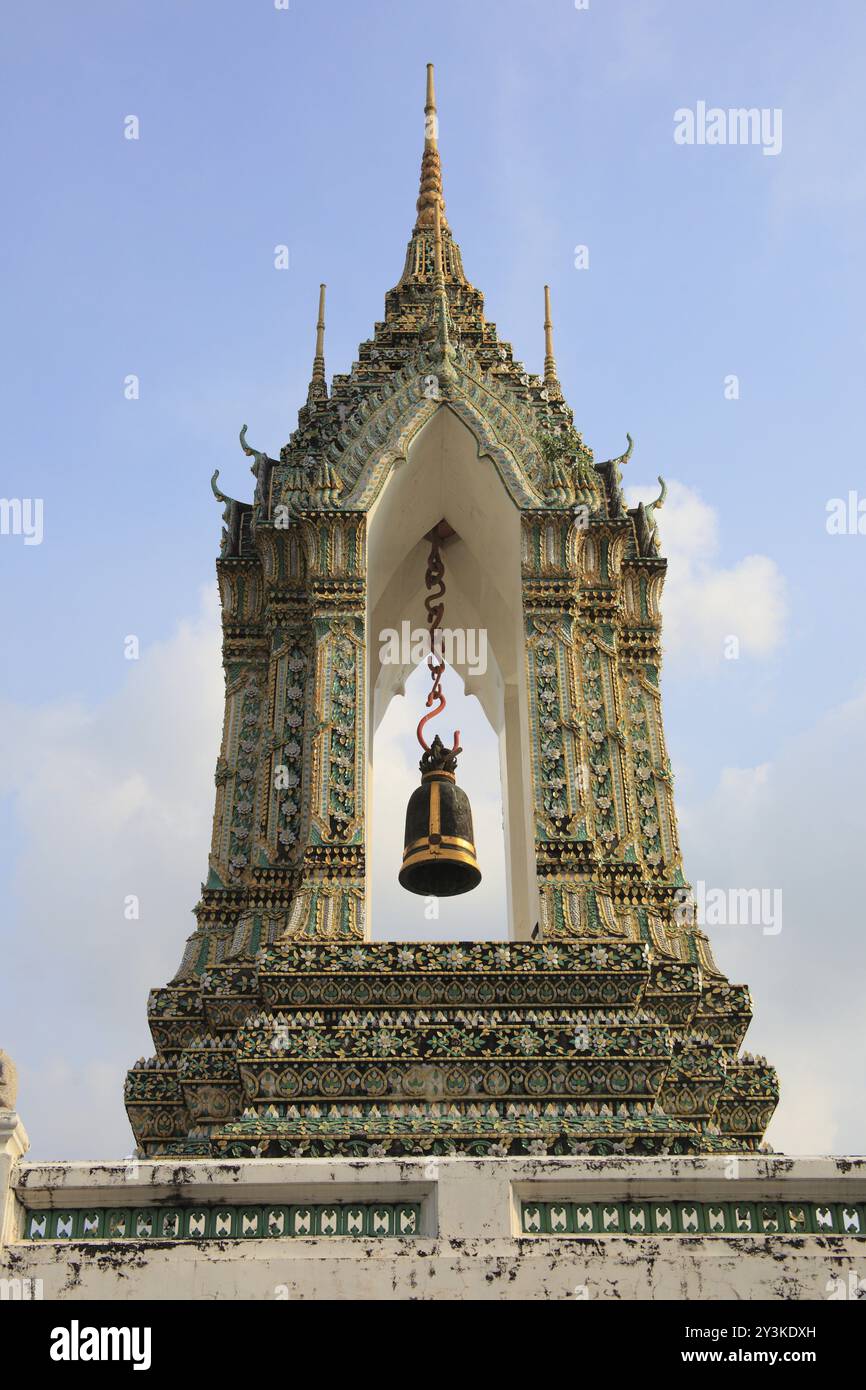 Wat Pho à Bangkok, Thaïlande, Asie Banque D'Images