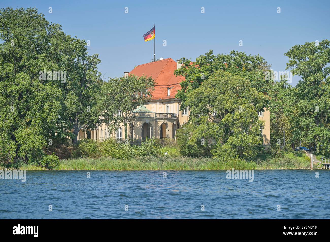 Borsig Villa, Halbinsel Reiherwerder, Tegeler See, Tegel, Reinickendorf, Berlin, Deutschland *** Borsig Villa, Reiherwerder Peninsula, Tegeler See, Tegel, Reinickendorf, Berlin, Allemagne Banque D'Images